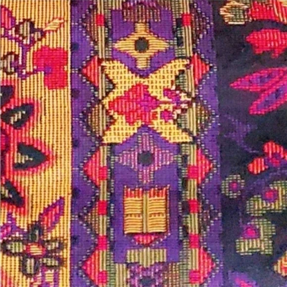 ⭐️#AC OSCAR DE LA RENTA Vintage Travel Cosmetic Bag - Picture 4 of 4